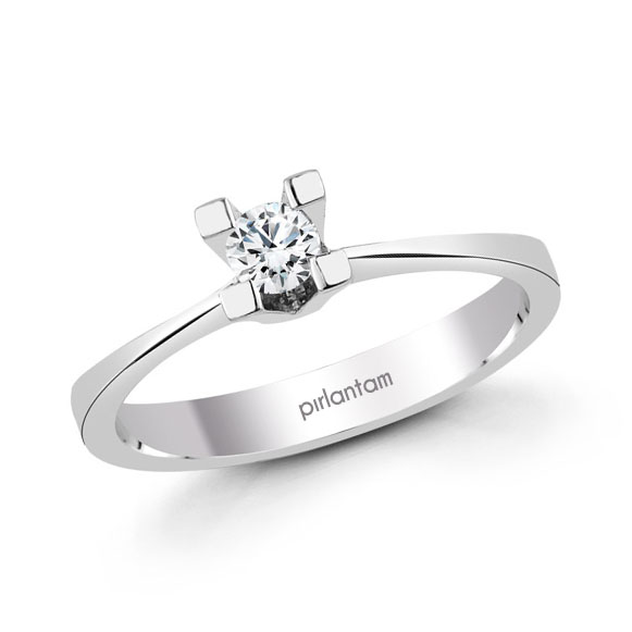 0.20 ct. Pırlanta Tektaş Yüzük